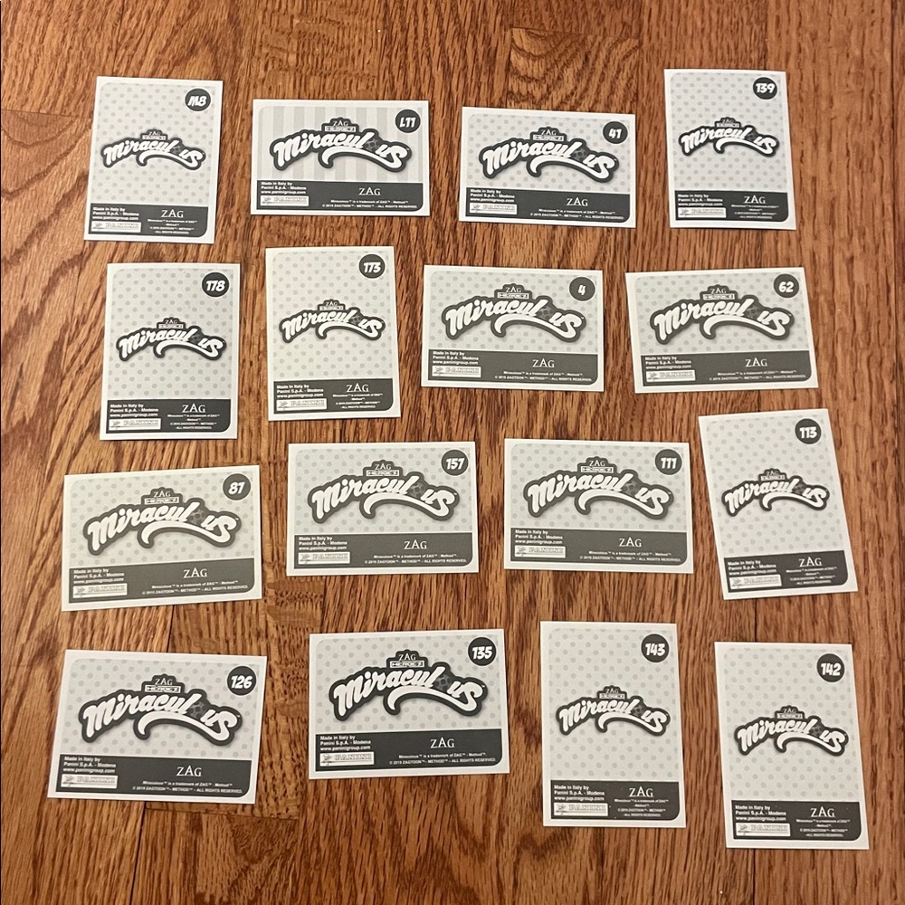 Lot of 100 Random Panini Miraculous Ladybug Stickers/Trading Cards! - Picture 2 of 11